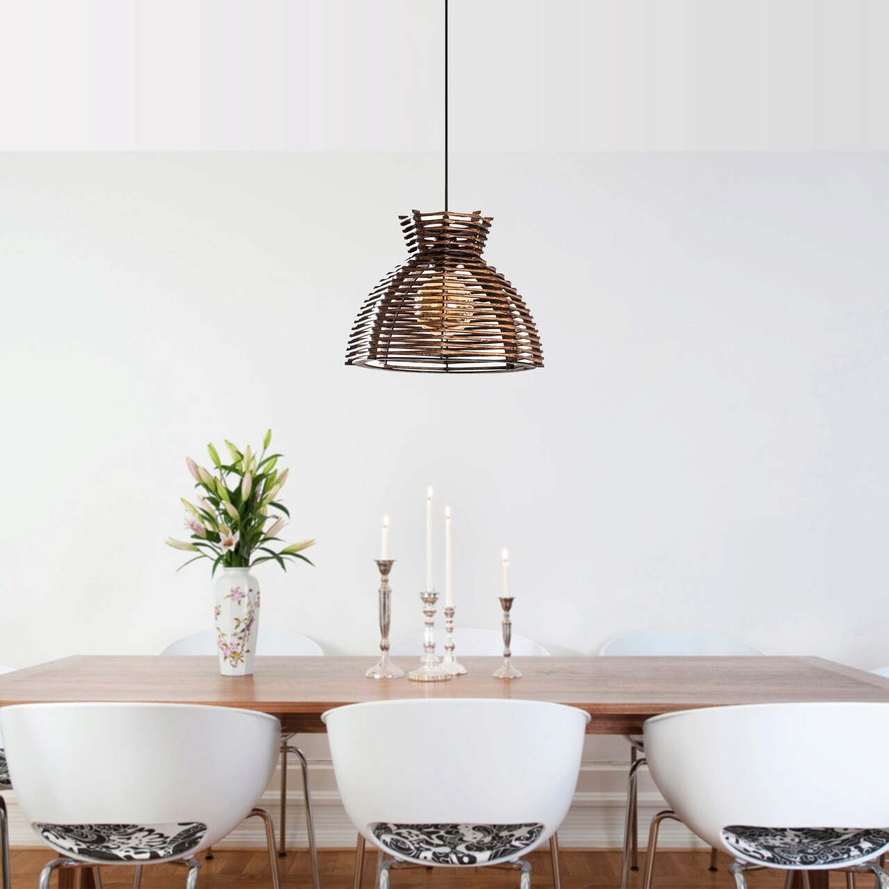 Lustra, Opviq, 390FLH2184, Maro antichizat - imagine 6